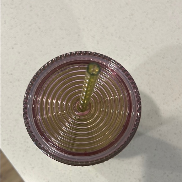 Starbucks lavendar purple/green Tumbler with Straw - Picture 2 of 4